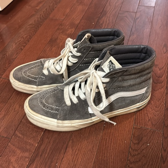 Vans Pewter Gray High-Top Sneakers Women’s Size:‎ 8.5 - Picture 2 of 7